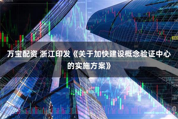 万宝配资 浙江印发《关于加快建设概念验证中心的实施方案》
