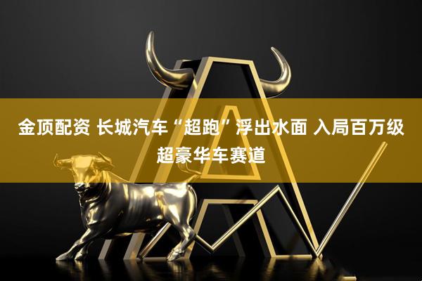 金顶配资 长城汽车“超跑”浮出水面 入局百万级超豪华车赛道