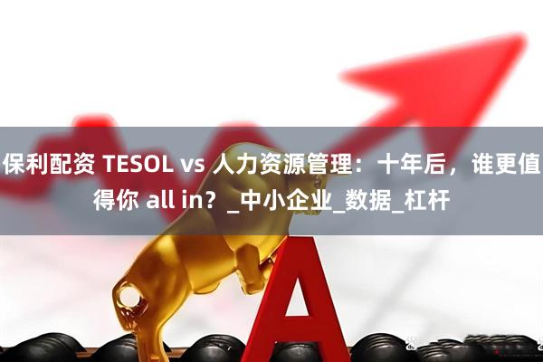 保利配资 TESOL vs 人力资源管理：十年后，谁更值得你 all in？_中小企业_数据_杠杆
